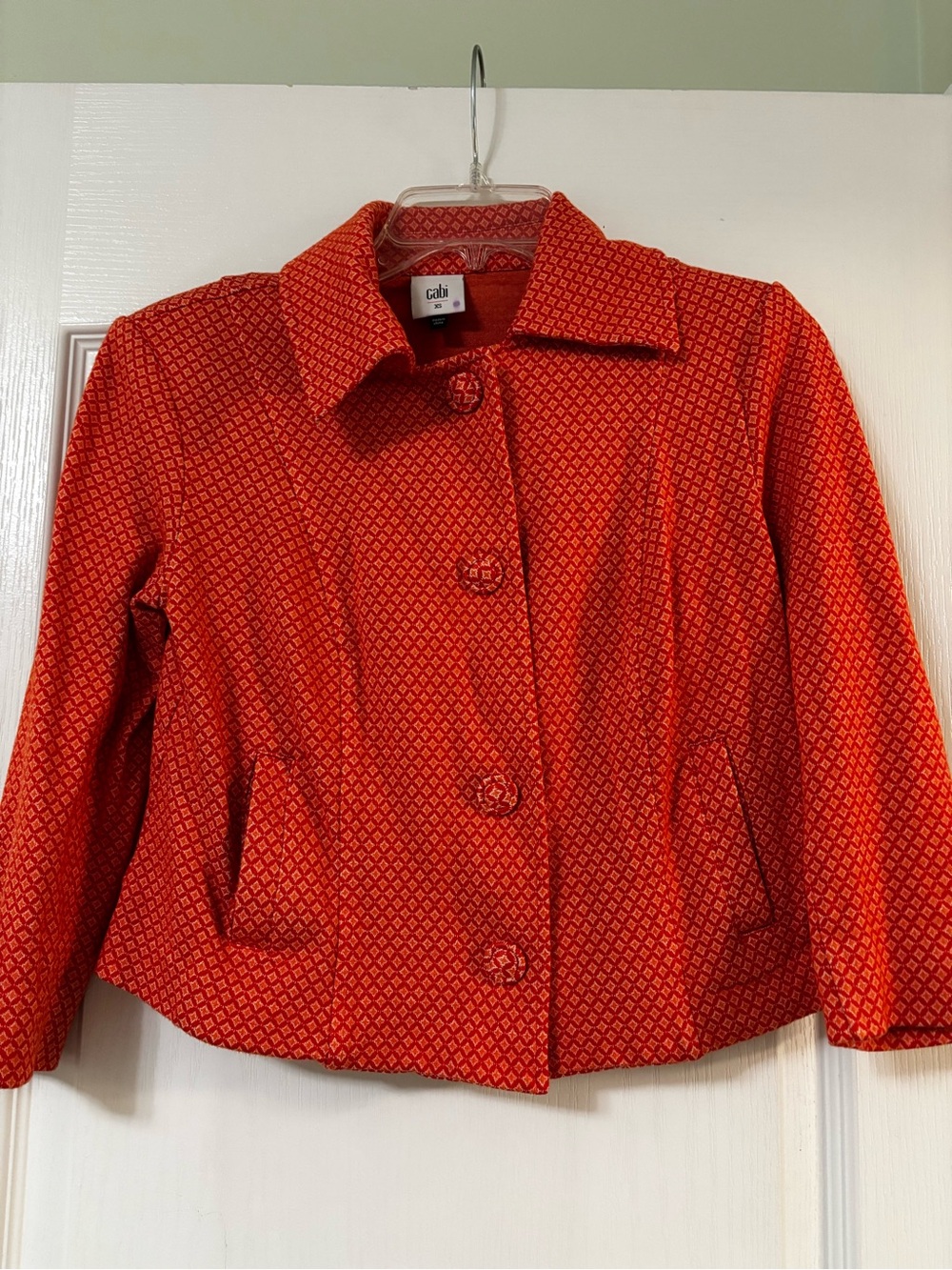 CAbi Cropped Matchmaker Topper jacket, size XS